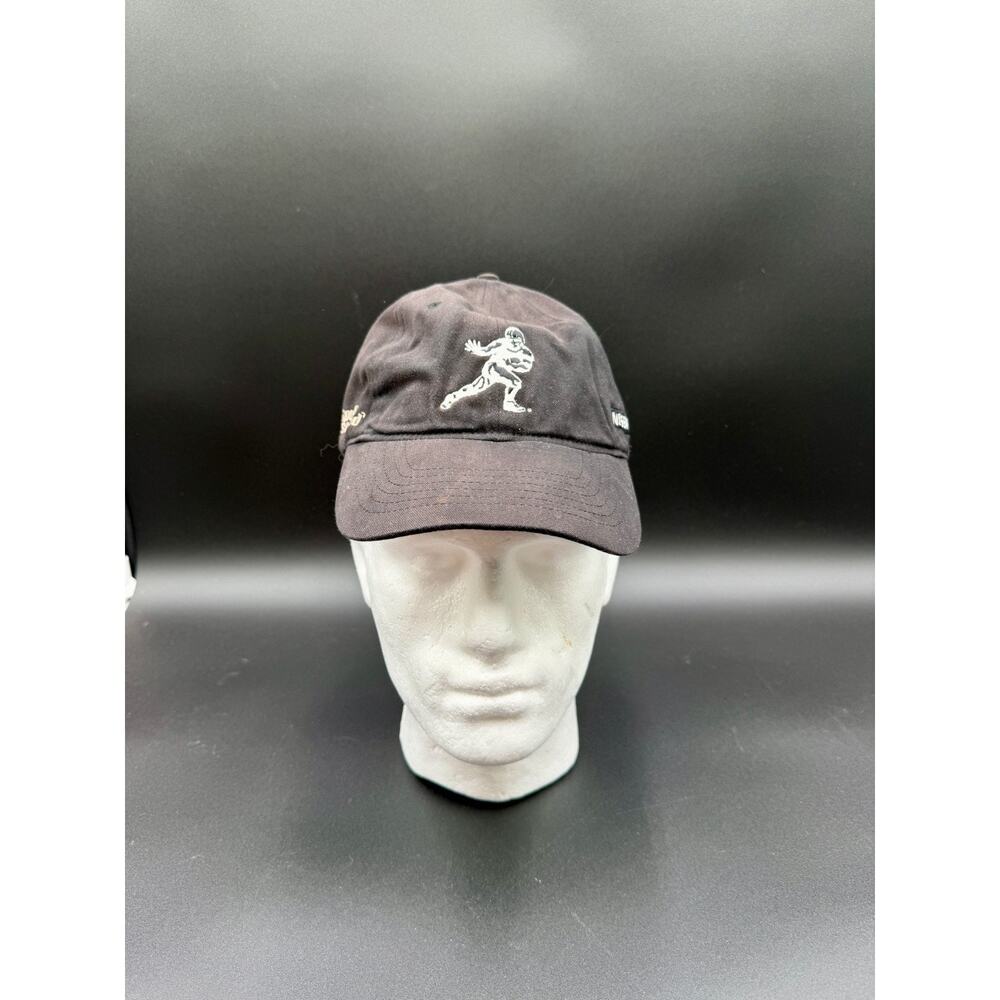 Sports Illustrated Nissan Football Hat Black Strapback Cap Embroidered